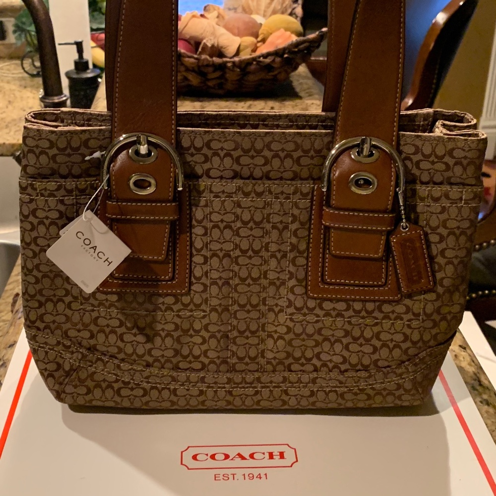 Coach SOHO Mini-Signature Tote (NWT)